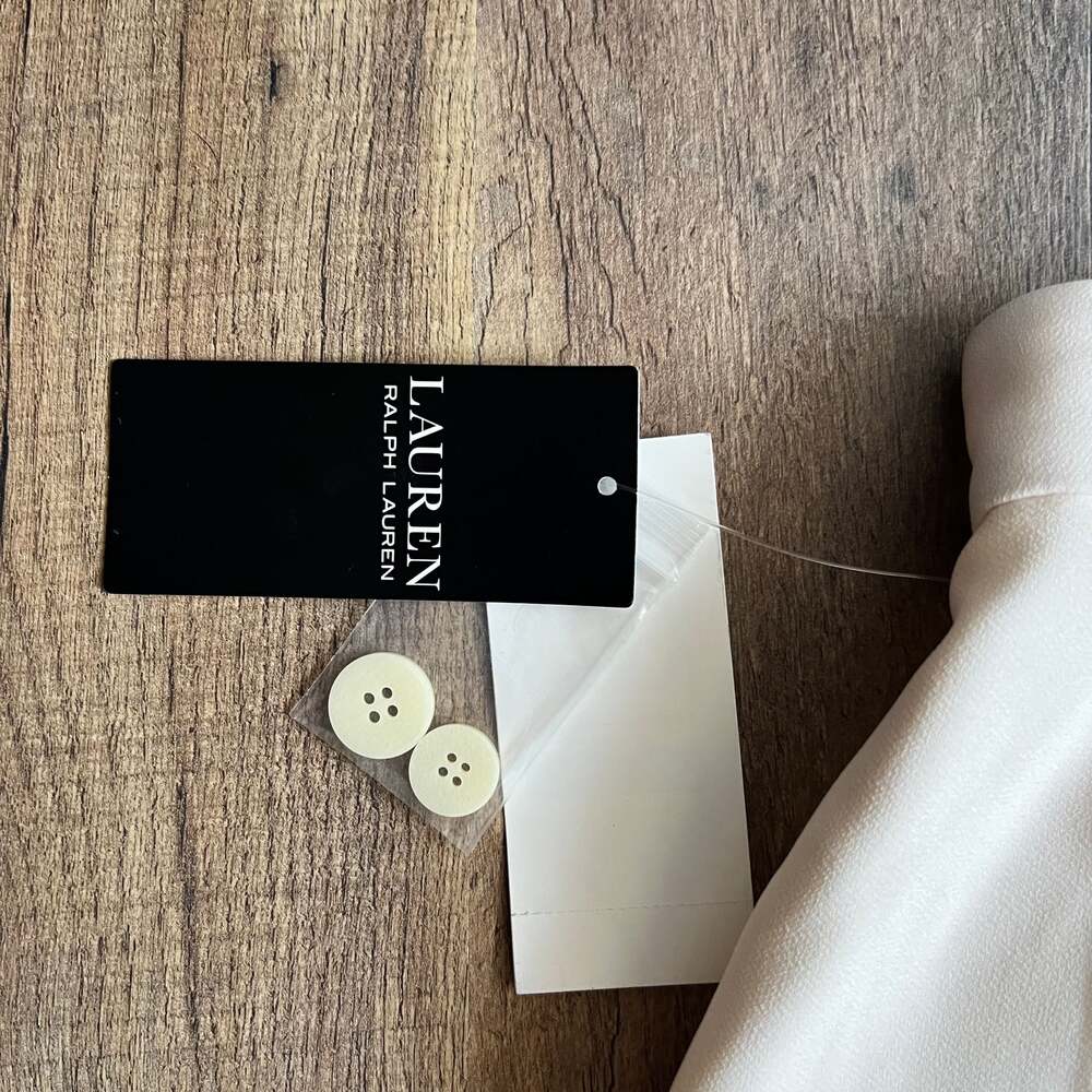 Lauren Ralph Lauren Cream Wide Leg Pants - Picture 5 of 8